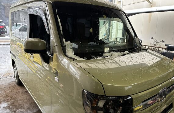 N-VANのオイル交換とタイヤローテーション