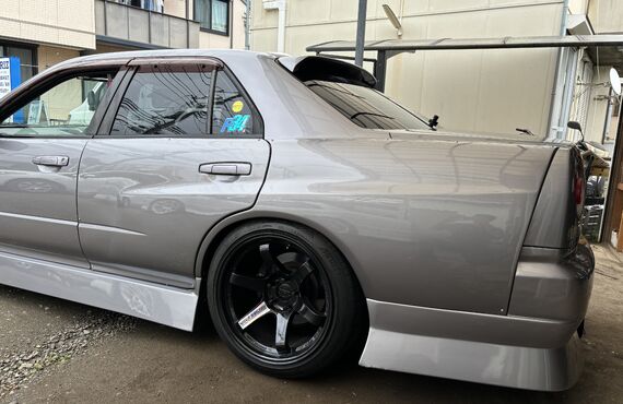 ER34スカイラインのリアウイング外し
